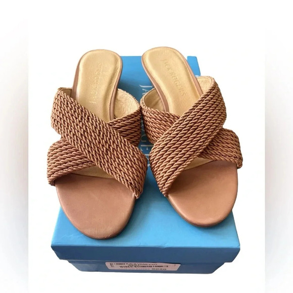 NIB Jack Rogers Dolphin Mini Wedge Heels - Picture 4 of 8